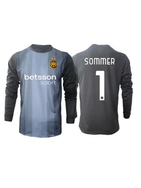 Moški Nogometna dresi replika Inter Milan Yann Sommer #1 Vratar Domači 2025-26 Dolgi rokav Moški Nogometna dresi replika Inter Milan Yann Sommer #1 Vratar Domači 2025-26 Dolgi rokav